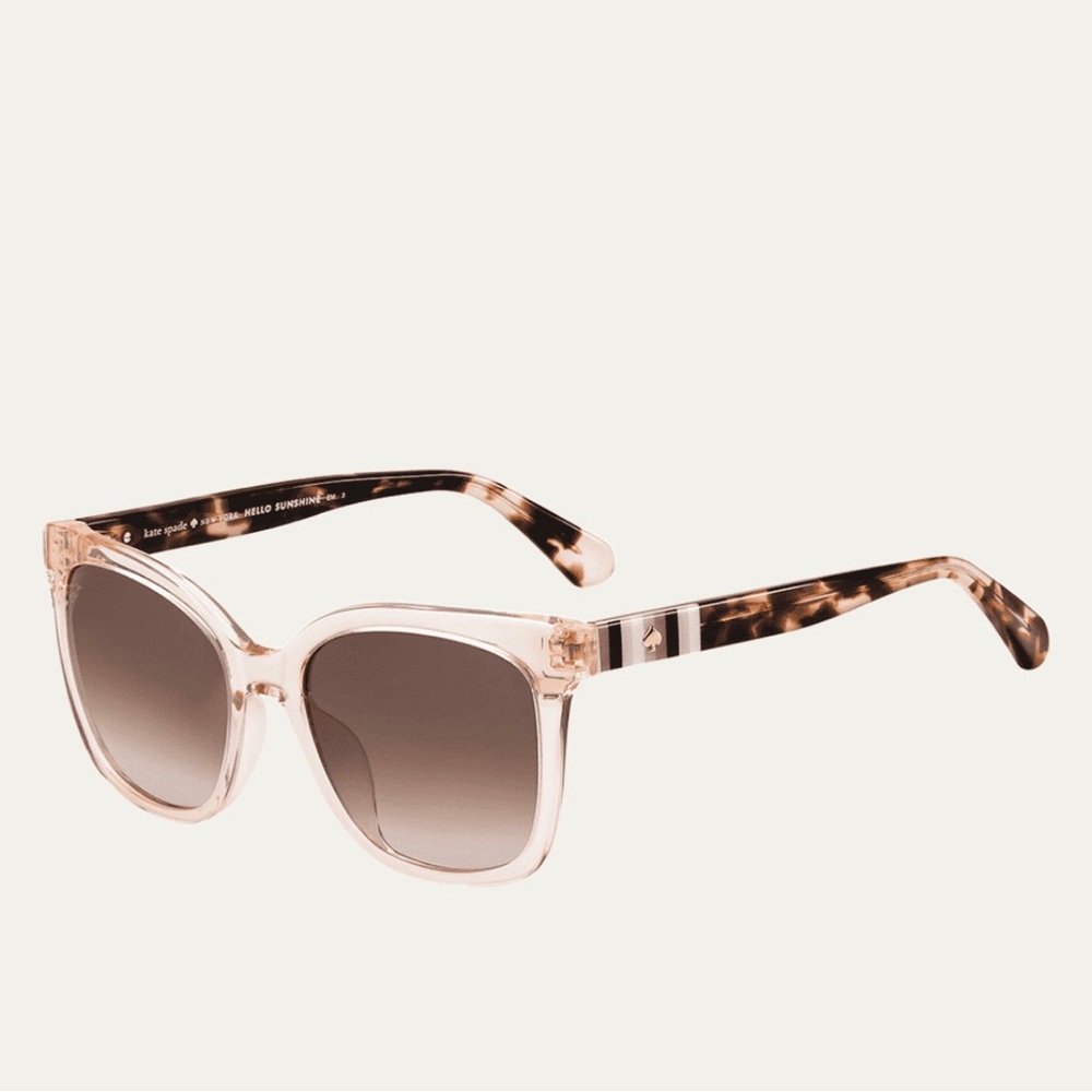 Kate Spade New York Kiyas Acetate Rectangular Multi Pattern Sunglasses